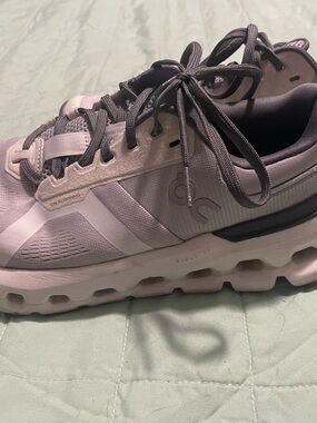 On Running Women's Cloudnova Sneakers in Lavender and Gray